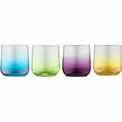 Food Network Anja 4-Pc. Ombre Double Old-Fashioned Glass Set Drinkware & Glassware