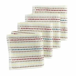 Discount Food Network Awning Stripe Dishcloth 4-Pk. Kitchen Linens