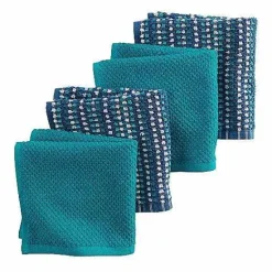 Discount Food Network Awning Stripe Dishcloth 4-Pk. Kitchen Linens