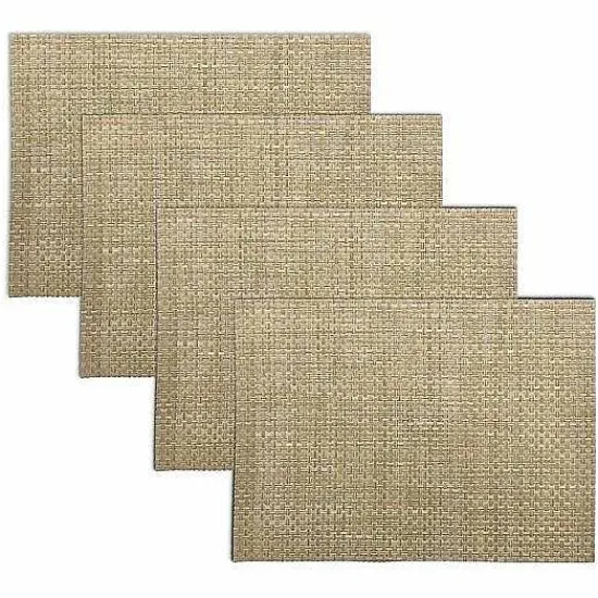 Hot Food Network Basketweave Placemat 4-Pk. Table Linens