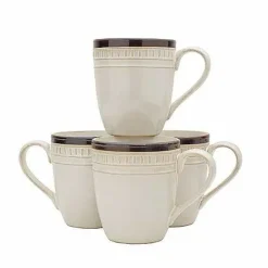 Food Network Biscotti 4-Pc. Mug Set Drinkware & Glassware