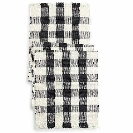 Hot Food Network Buffalo Check Table Runner Table Linens