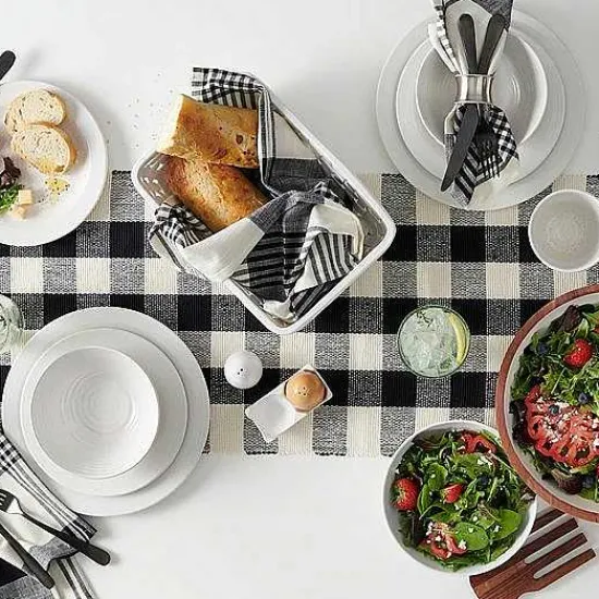 Hot Food Network Buffalo Check Table Runner Table Linens