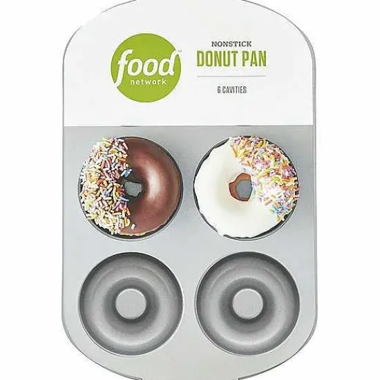 Online Food Network 6-Cavity Donut Pan Cookware & Bakeware