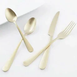 Food Network Classic Champagne 16-Pc. Flatware Set Flatware