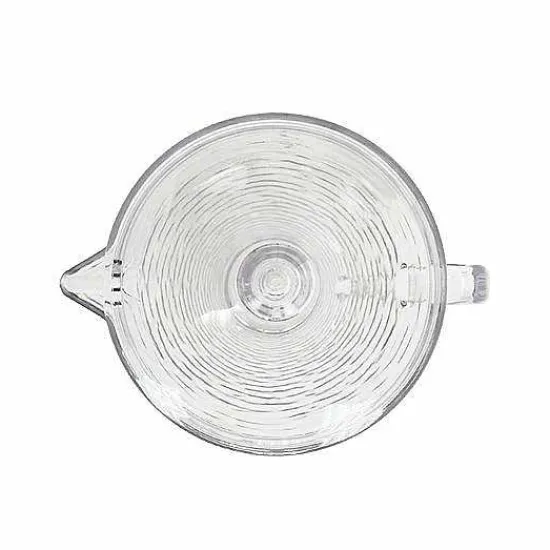 Sale Food Network Clear Textured Acrylic Pitcher With Lid Dinnerware & Serveware