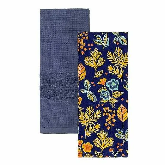 New Food Network Fall Floral Print Kitchen Towel 2-Pk. Kitchen Linens