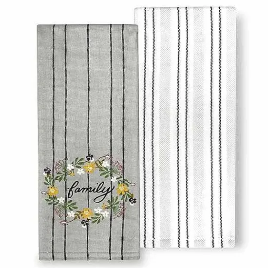 Discount Food Network Farmhouse Family Kitchen Towel 2-Pk. Kitchen Linens