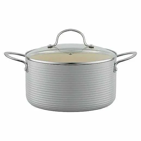 Online Food Network Farmstead 10-Pc. Nonstick Ceramic Cookware Set Cookware & Bakeware