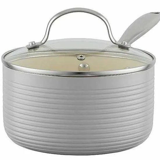 New Food Network Farmstead 14-Pc. Nonstick Ceramic Cookware Set Cookware & Bakeware