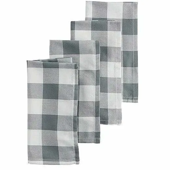 Sale Food Network Gingham Dinner Napkin 4-Pk. Table Linens