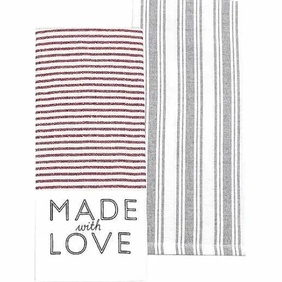 Food Network "Made With Love" Kitchen Towel 2-Pk. Kitchen Linens
