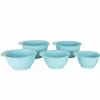 Discount Food Network 5-Pc. Aqua Mixing Bowl Set Cooking Utensils & Tools