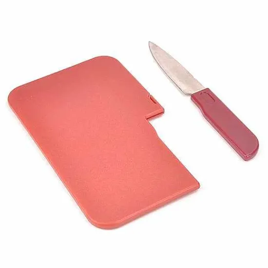 Food Network 2-Pc. Bar Cutting Board & Knife Set Cutlery & Knives