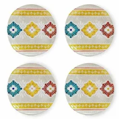 Sale Food Network 4-Pc. Casa Sol Melamine Salad Plate Set Dinnerware & Serveware