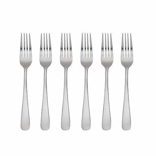 Discount Food Network 6-Pc. Classic Silver Salad Fork Set Flatware