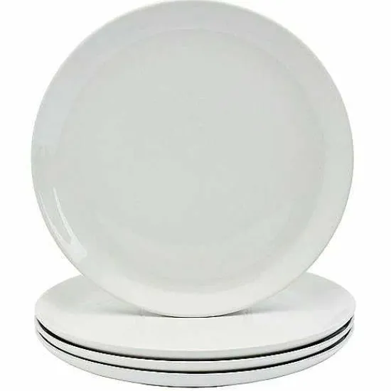 Discount Food Network 4-Pc. Coupe Dinner Plate Set Dinnerware & Serveware