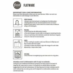 Discount Food Network 2-Pc. Flat Iron Serving Spoon & Slotted Spoon Set Flatware