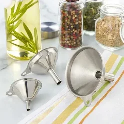 Hot Food Network 3-Pc. Funnel Set Cooking Utensils & Tools