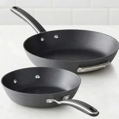 New Food Network 2-Pc. Hard-Anodized Skillet Set Cookware & Bakeware