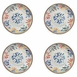 Outlet Food Network 4-Pc. Mediterranean Salad Plate Set Dinnerware & Serveware