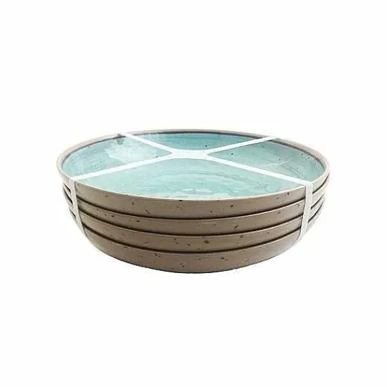 Discount Food Network 4-Pc. Melamine Dinner Bowl Set Dinnerware & Serveware