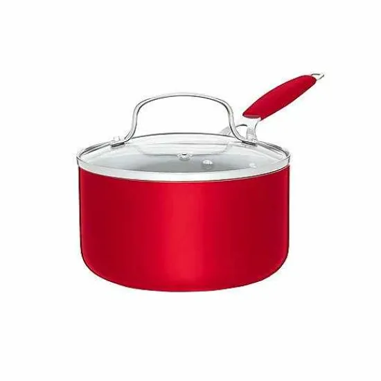 Discount Food Network 10-Pc. Nonstick Ceramic Cookware Set Cookware & Bakeware