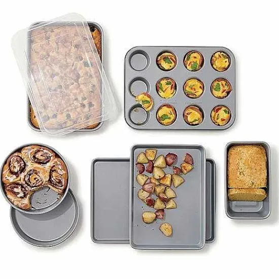 Hot Food Network 8-Pc. Nonstick Bakeware Set Cookware & Bakeware
