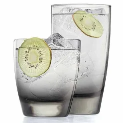 Sale Food Network 16-Pc. Smoke Glassware Set Drinkware & Glassware