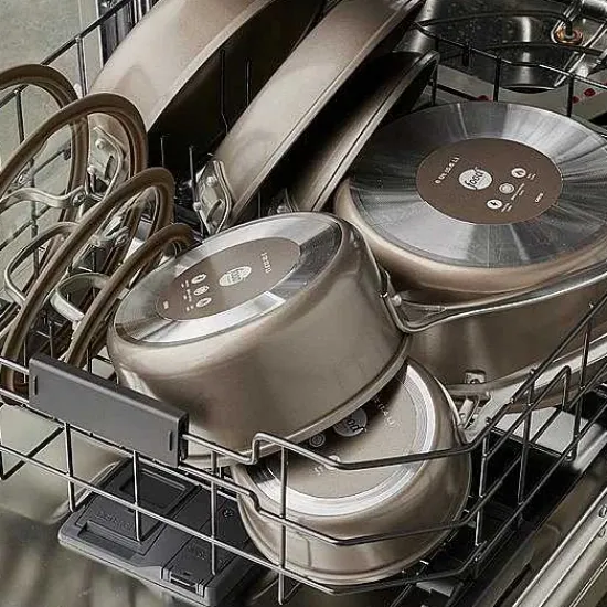 New Food Network 10-Pc. Textured Titanium Nonstick Cookware Set Cookware & Bakeware