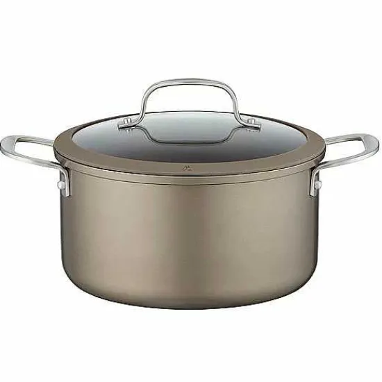 New Food Network 10-Pc. Textured Titanium Nonstick Cookware Set Cookware & Bakeware