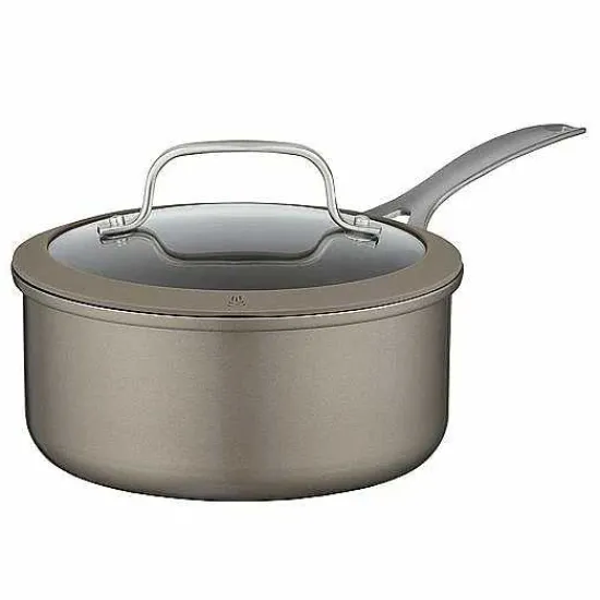 Outlet Food Network 14-Pc. Textured Titanium Nonstick Cookware Set Cookware & Bakeware