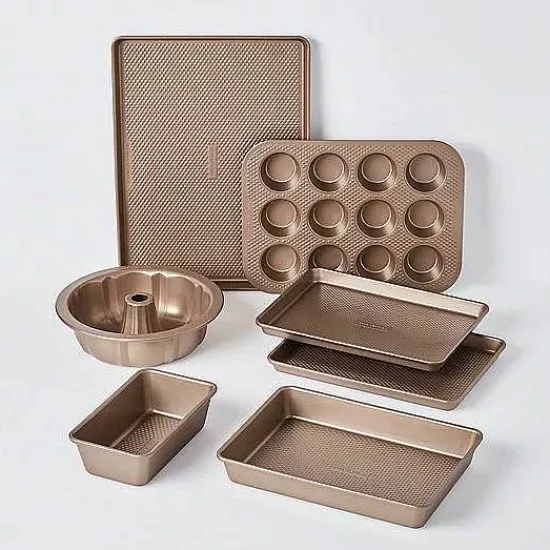 Clearance Food Network 7-Pc. Ultimate Textured Bakeware Set Cookware & Bakeware