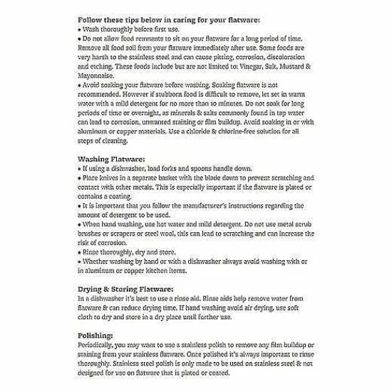 Sale Food Network 45-Piece Eucalyptus Flatware Set Flatware