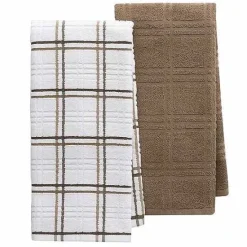 Food Network Plaid Kitchen Towel 2-Pack Kitchen Linens