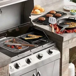 Hot Food Network Pre-Seasoned Cast-Iron Skillet Cookware & Bakeware