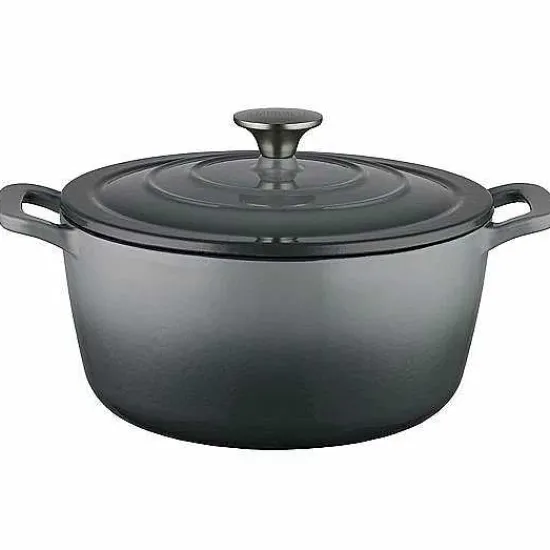 New Food Network 5-Qt. Enameled Cast-Iron Dutch Oven Cookware & Bakeware