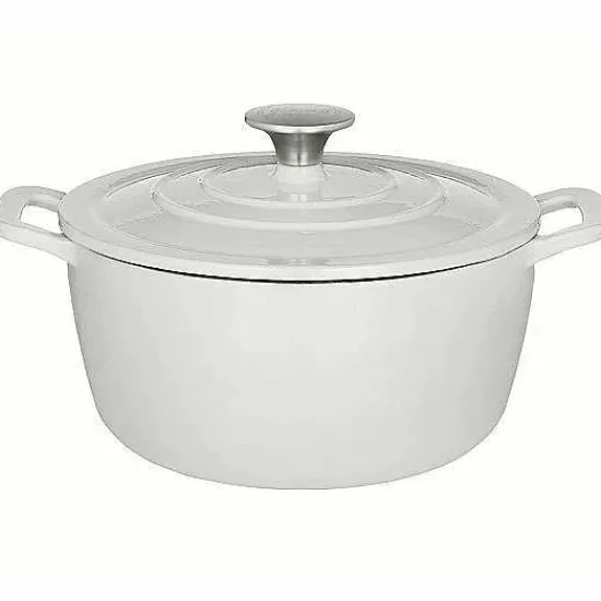 New Food Network 5-Qt. Enameled Cast-Iron Dutch Oven Cookware & Bakeware