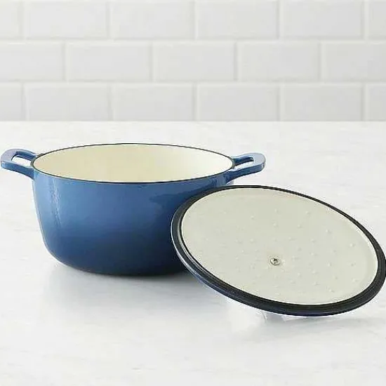 Clearance Food Network 3.5-Qt. Ombre Enameled Cast-Iron Dutch Oven Cookware & Bakeware
