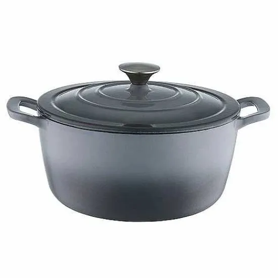 Clearance Food Network 3.5-Qt. Ombre Enameled Cast-Iron Dutch Oven Cookware & Bakeware