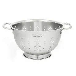 Best Food Network 5-Qt. Stainless Steel Colander Cooking Utensils & Tools