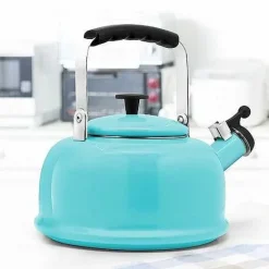 Outlet Food Network Rosie Whistling Tea Kettle Dinnerware & Serveware