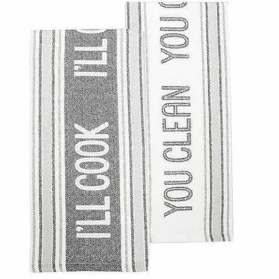 Hot Food Network Sentiment Kitchen Towel 2-Pack Kitchen Linens