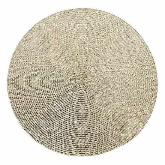 Online Food Network Solid Round Placemat Table Linens