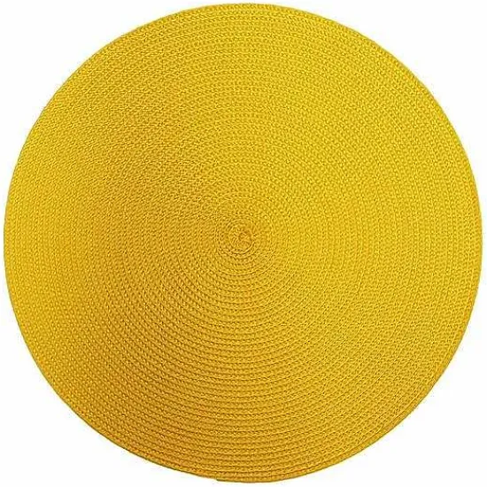 Online Food Network Solid Round Placemat Table Linens
