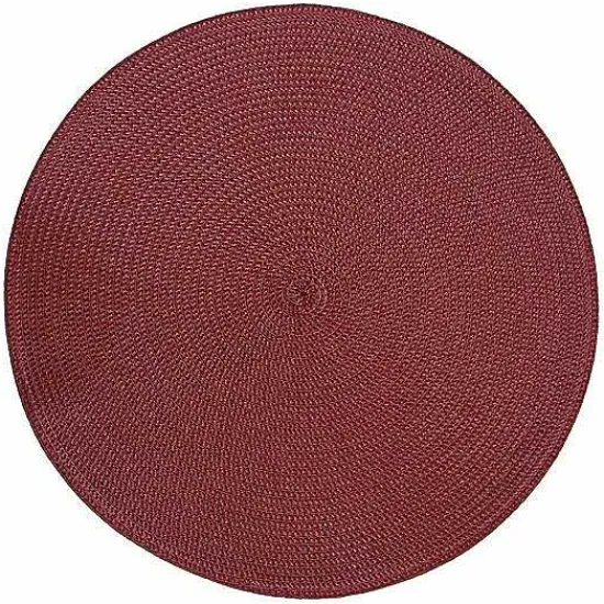 Online Food Network Solid Round Placemat Table Linens