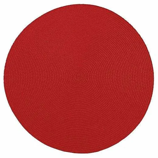 Online Food Network Solid Round Placemat Table Linens