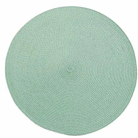 Online Food Network Solid Round Placemat Table Linens