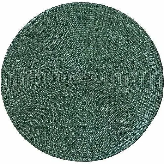Online Food Network Solid Round Placemat Table Linens