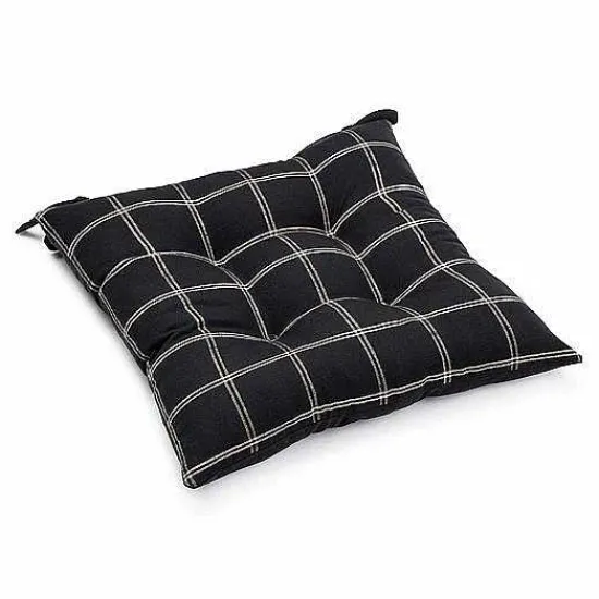Hot Food Network Woven Grid Chair Pad Decorative Pillows & Chair Pads